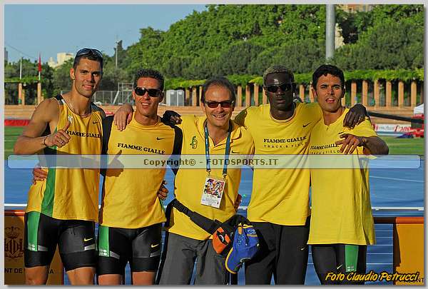 DACASTELLO Stefano, DONATI Massiniliano,Capitano Di Paolo, ANCESCHI Stefano, KOURA Kaba Fantoni
20060527CP0930.JPG